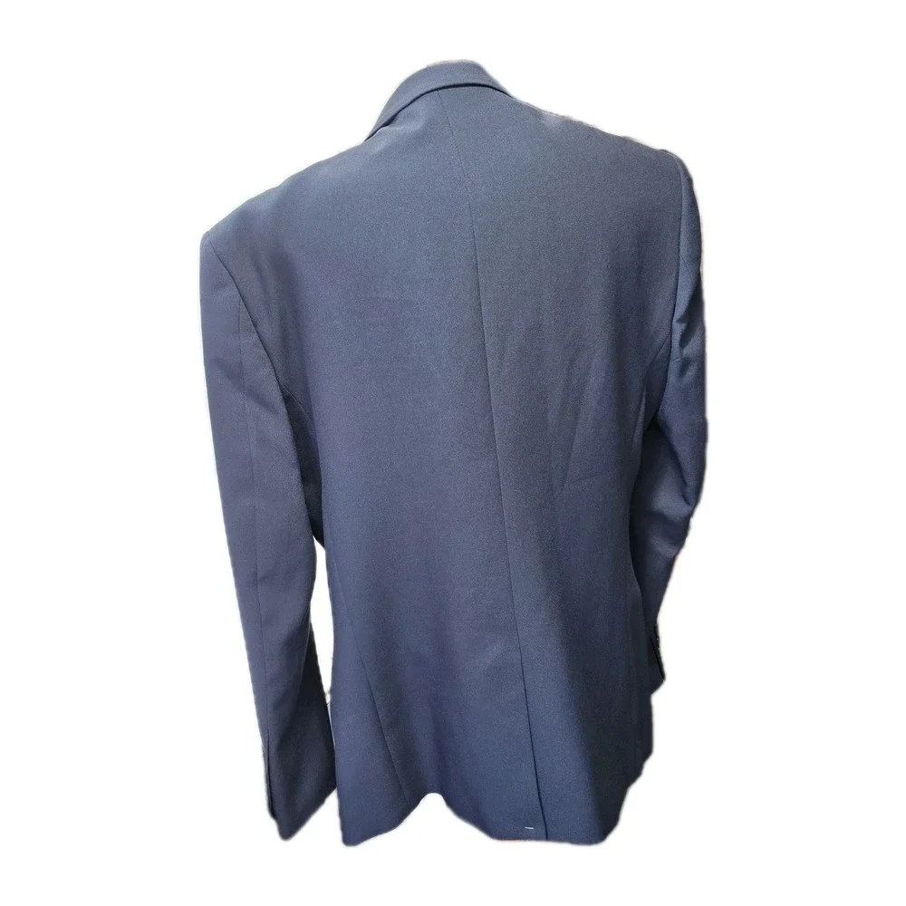 Alain Dupetit Navy Slim Fit Blazer Mens 40S Suit Jacket Stretch NWT